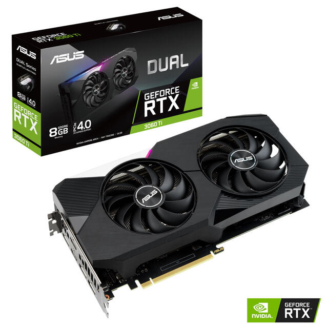 【新品未開封品】ASUS DUAL RTX3060ti O8G