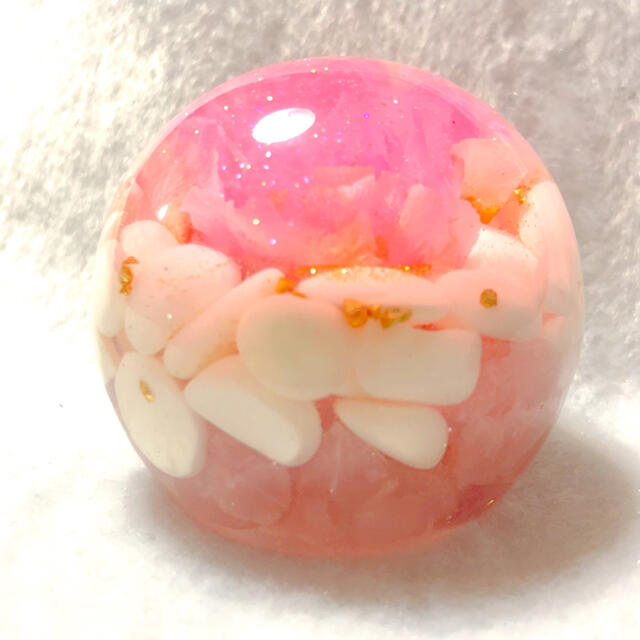 pink carnation❃︎オルゴナイト✨ ハンドメイドのインテリア/家具(インテリア雑貨)の商品写真