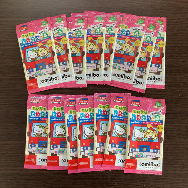 amiiboカード どうぶつの森 サンリオ 15パック