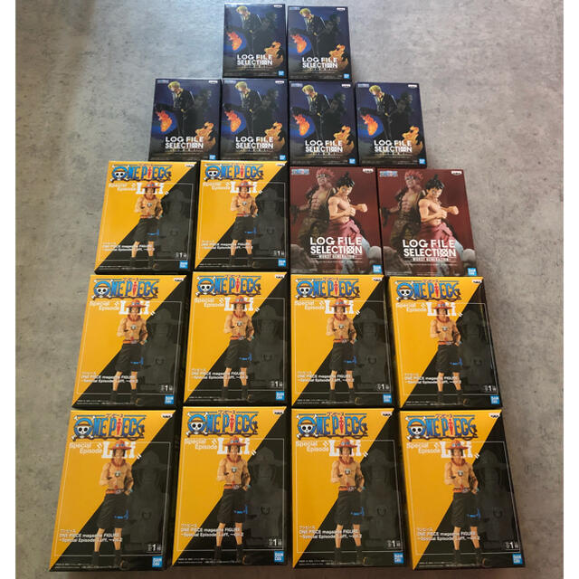 ワンピース フィギュア 18体セット 未開封 ルフィ サンジ エース 正規