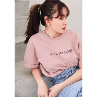 スナイデル(SNIDEL)のherlipto love my home T-shirt(Tシャツ(半袖/袖なし))