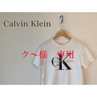 カルバンクライン(Calvin Klein)の【値下げ】Calvin Klein  カルバンクライン　ロゴTシャツ　古着　M(Tシャツ/カットソー(半袖/袖なし))