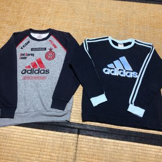 アディダス(adidas)のadidasトレーナー2着セット　150センチ(Tシャツ/カットソー)