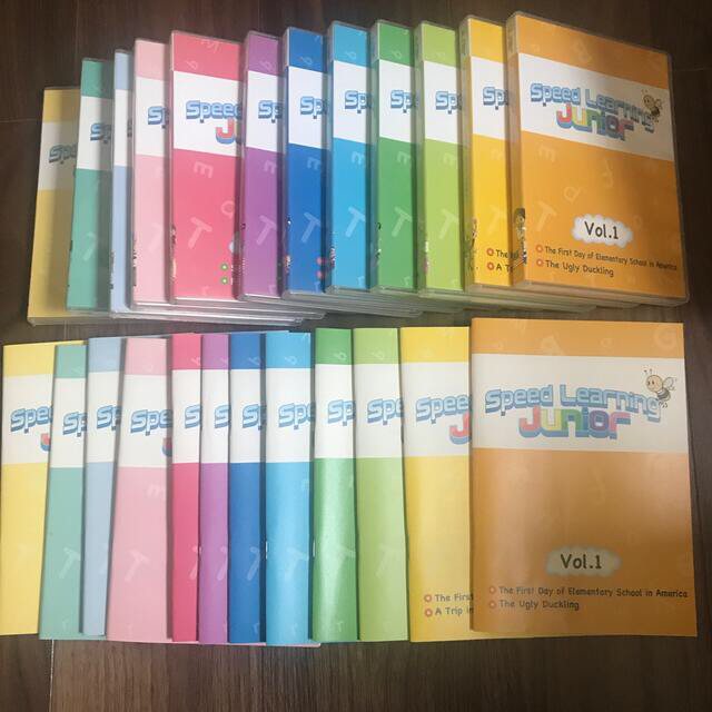 入園入学祝い スピードラーニング ジュニア 全12巻 テキスト付き fawe.org