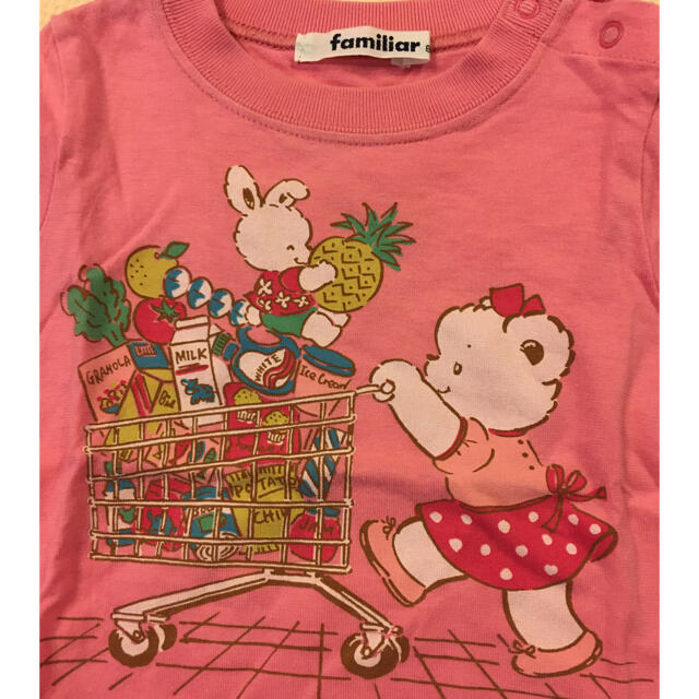 familiar(ファミリア)のファミリアおはなしTシャツ2枚＋タンクトップのセット キッズ/ベビー/マタニティのベビー服(~85cm)(Ｔシャツ)の商品写真