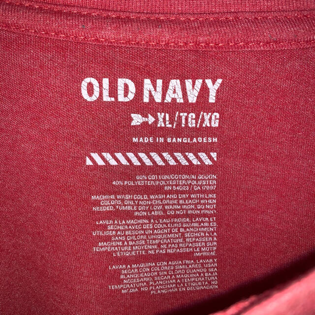 Old Navy(オールドネイビー)の【90s】OLD NAVY オールドネイビー　Tシャツ　半袖　トップス　バス釣り メンズのトップス(Tシャツ/カットソー(半袖/袖なし))の商品写真