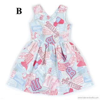 ミルク(MILK)の新品未使用♡Patch girl dressサックス(ひざ丈ワンピース)