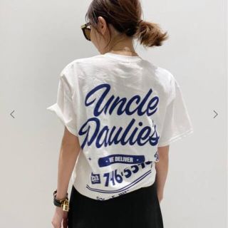 アパルトモンドゥーズィエムクラス(L'Appartement DEUXIEME CLASSE)の【新品】L'Appartement アンクルポーリーズ POCKET T-SH(Tシャツ(半袖/袖なし))