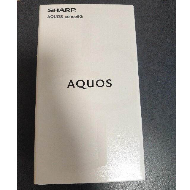 SHARP(シャープ)の【新品未開封】AQUOS sense5G SH-M17 オリーブシルバー スマホ/家電/カメラのスマートフォン/携帯電話(スマートフォン本体)の商品写真