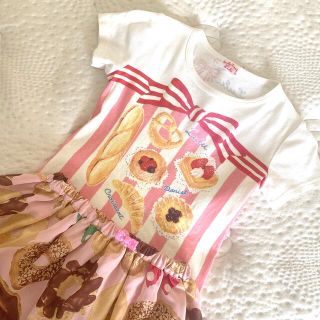 シャーリーテンプル(Shirley Temple)のShirley Temple*パン屋半袖Tシャツ120cm(Tシャツ/カットソー)