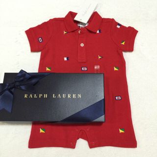 ラルフローレン(Ralph Lauren)のSALE☆新品✨ラルフローレン フラッグ柄 ロンパース (ロンパース)