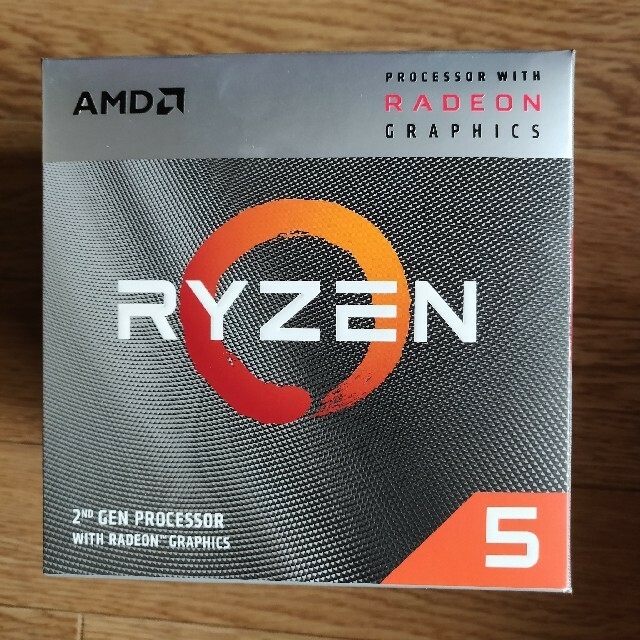 AMD Ryzen5 3400G BOXPCパーツ