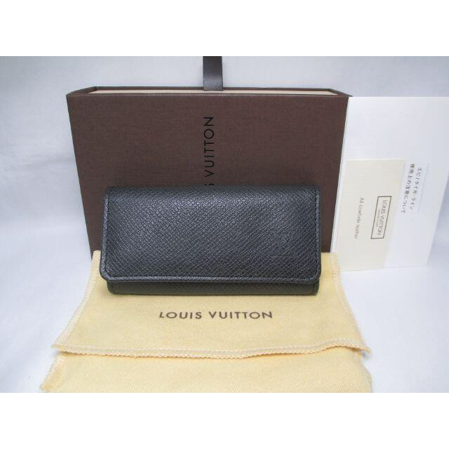 LOUIS VUITTON - 未使用品 ルイヴィトン タイガ ４連キーケース 黒 ...