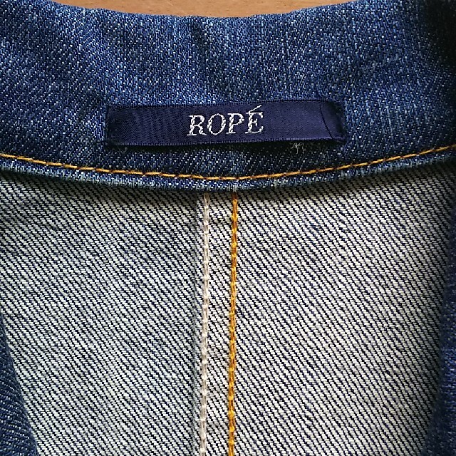 ROPE’(ロペ)の【ROPE】デニムジャケット(レディース9号) レディースのジャケット/アウター(Gジャン/デニムジャケット)の商品写真