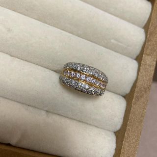 Diamond 1カラット　k18リング　豪華(リング(指輪))