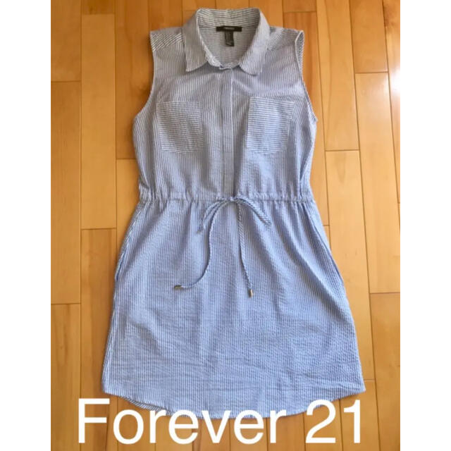 FOREVER 21(フォーエバートゥエンティーワン)のForever 21 ストライプ柄ワンピース レディースのワンピース(ひざ丈ワンピース)の商品写真