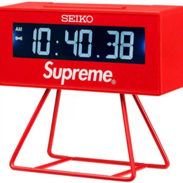 Supreme(シュプリーム)のSupreme®/Seiko Marathon Clock インテリア/住まい/日用品のインテリア小物(置時計)の商品写真