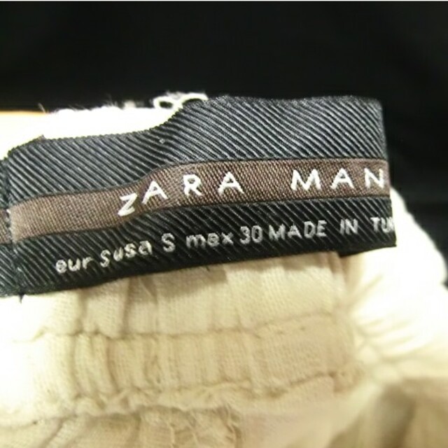 ZARA(ザラ)のZARA Men リネン 麻 100% パンツ ハーフパンツ 半パン 夏  S メンズのパンツ(ショートパンツ)の商品写真