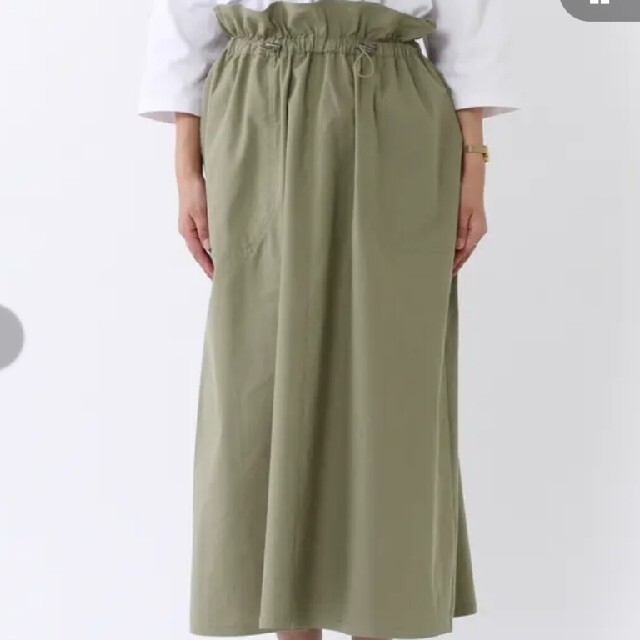 coen(コーエン)のヨクバリネン　ウエストコードロングスカート レディースのスカート(ロングスカート)の商品写真