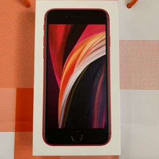 アイフォーン(iPhone)のiPhone SE  64G  productRED 赤　新品　未使用(スマートフォン本体)