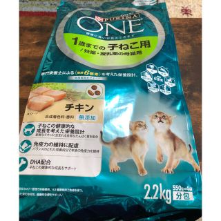 ネスレ(Nestle)のプュリナワン  1歳までの子猫用　550g✖️3(ペットフード)