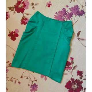 クローラ(CROLLA)の美品♡ crolla グリーン スカート(ひざ丈スカート)