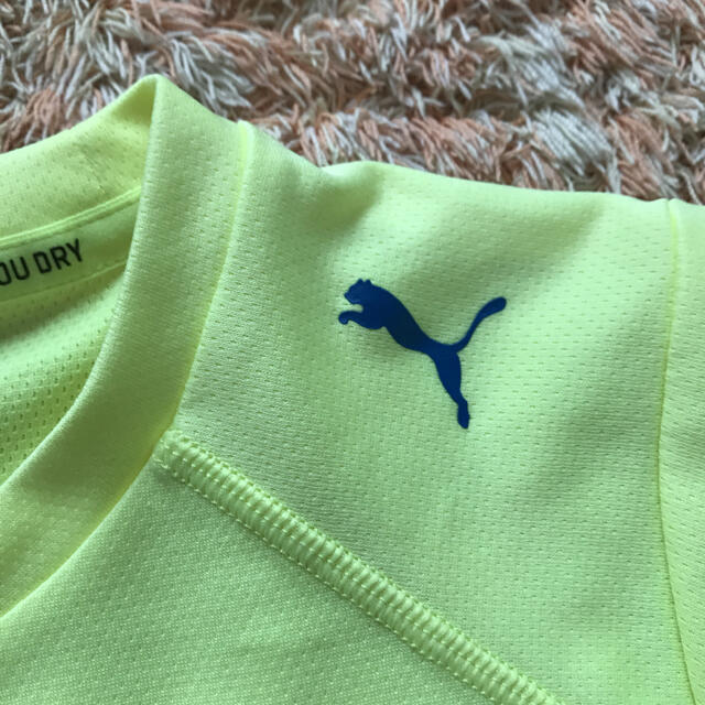 PUMA(プーマ)のPUMA/130/黄色/半袖Tシャツ/速乾/ドライ/ キッズ/ベビー/マタニティのキッズ服男の子用(90cm~)(Tシャツ/カットソー)の商品写真