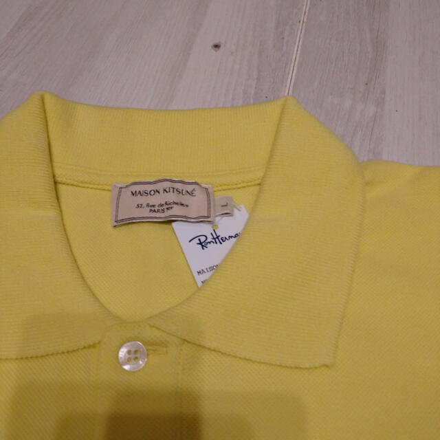 MAISON KITSUNE'(メゾンキツネ)の見切り価格❗️メゾンキツネ　ポロシャツ　Lサイズ メンズのトップス(ポロシャツ)の商品写真