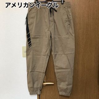 アメリカンイーグル(American Eagle)のアメリカンイーグル　ジョガーパンツ　ベージュ　スリムフィット(その他)