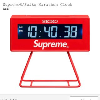 シュプリーム(Supreme)のSupreme/Seiko Marathon Clock シュプリーム　セイコー(置時計)