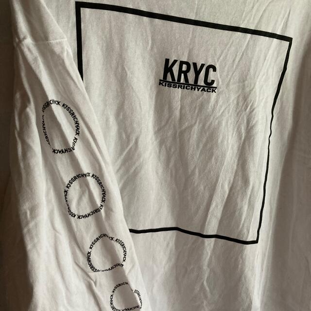 MILKBOY(ミルクボーイ)のKRY ロングスリーブTシャツ ロンT ホワイト　KRYCLOTHING メンズのトップス(Tシャツ/カットソー(七分/長袖))の商品写真