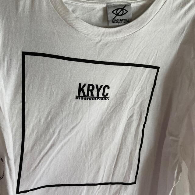 MILKBOY(ミルクボーイ)のKRY ロングスリーブTシャツ ロンT ホワイト　KRYCLOTHING メンズのトップス(Tシャツ/カットソー(七分/長袖))の商品写真