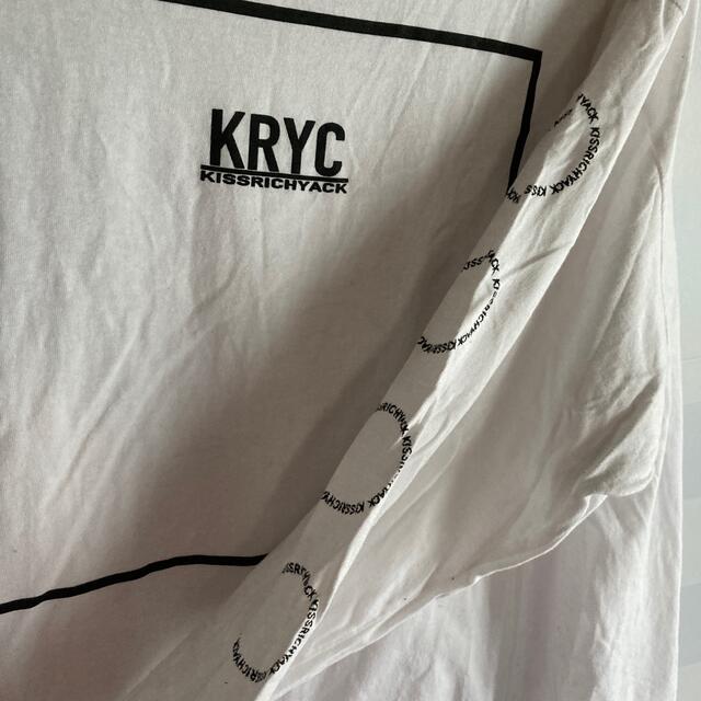 MILKBOY(ミルクボーイ)のKRY ロングスリーブTシャツ ロンT ホワイト　KRYCLOTHING メンズのトップス(Tシャツ/カットソー(七分/長袖))の商品写真