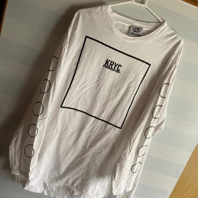 MILKBOY(ミルクボーイ)のKRY ロングスリーブTシャツ ロンT ホワイト　KRYCLOTHING メンズのトップス(Tシャツ/カットソー(七分/長袖))の商品写真