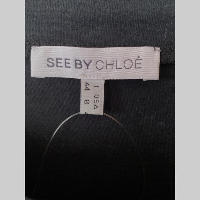 SEE BY CHLOE(シーバイクロエ)の未使用SEE BY CHLOE スタッズデザインBLACK🖤Tシャツ✨ レディースのトップス(Tシャツ(半袖/袖なし))の商品写真