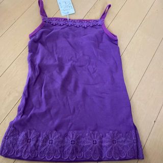 アナスイミニ(ANNA SUI mini)のアナスイミニ新品タグ付きキャミソール120(Tシャツ/カットソー)