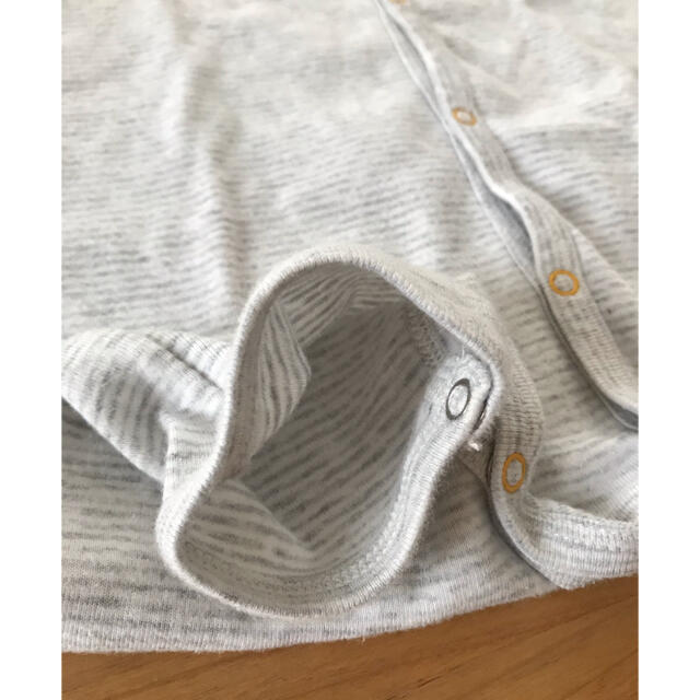 PETIT BATEAU(プチバトー)のプチバトー　薄手の長袖ロンパース  12m/74cm キッズ/ベビー/マタニティのベビー服(~85cm)(ロンパース)の商品写真