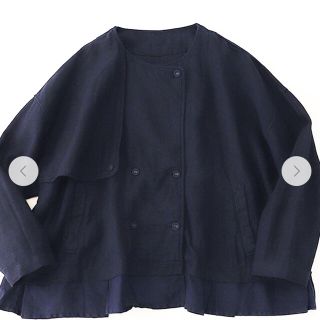 ネストローブ(nest Robe)の値下げ‼️【美品】ネストローブ 今期発売 ジャケット アウター (ノーカラージャケット)