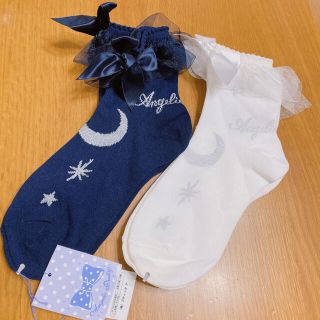 アンジェリックプリティー(Angelic Pretty)のAngelic Pretty Misty sky クルーソックス　新品送料込(ソックス)