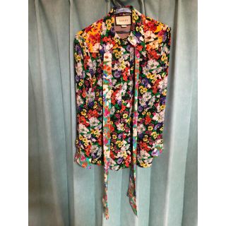 グッチ(Gucci)の【ホリカワ様専用】GUCCI Wild Flower Shirt 40(シャツ/ブラウス(長袖/七分))