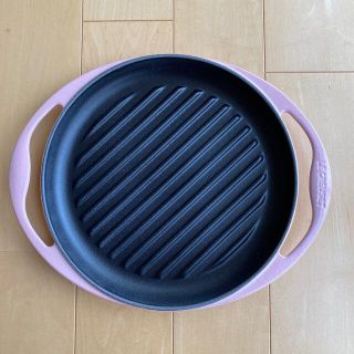 ルクルーゼ(LE CREUSET)のル・クルーゼ　グリルロンド26 ピンク(鍋/フライパン)