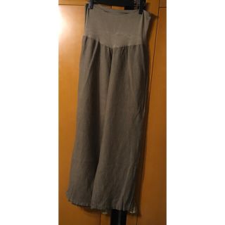 アメリカンイーグル(American Eagle)の新品 DARK BROWN LINEN PANTS(カジュアルパンツ)