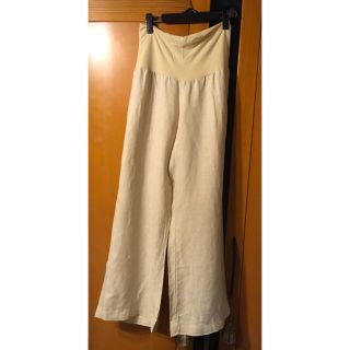 アメリカンイーグル(American Eagle)のBEIGE LINEN PANTS (カジュアルパンツ)