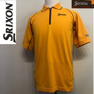 スリクソン(Srixon)のスリクソン ゴルフ スポーツ ボロシャツ オレンジイエロー Mサイズ(ウエア)