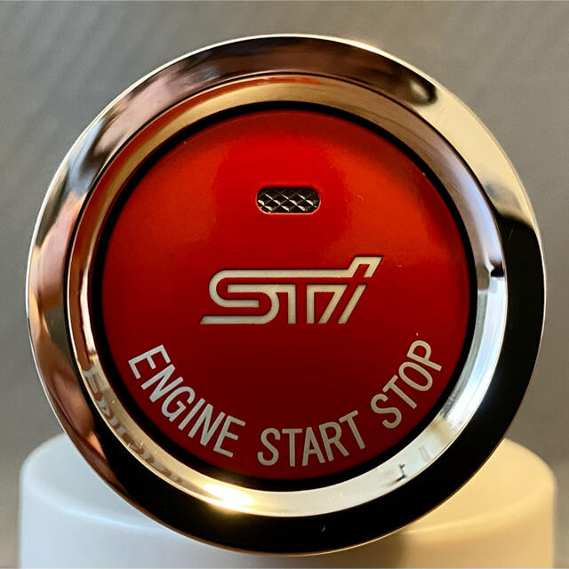 スバル - (廃盤)STIプッシュスタートスイッチの通販 by ゆかり スバル - (廃盤)STIプッシュスタートスイッチの通販 by ゆかり