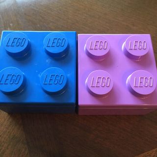 レゴ(Lego)のレゴランド ランチボックス ブルー パープル 2個セット LEGO お弁当箱(弁当用品)