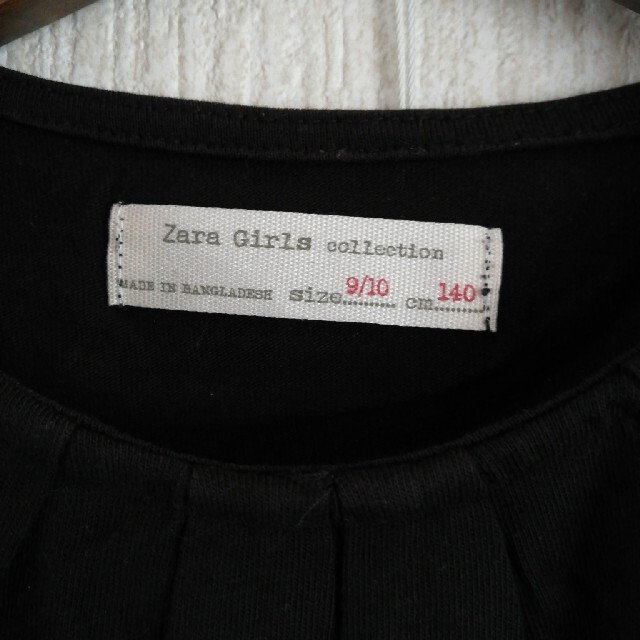 zara girls キッズ　女の子　140 キッズ/ベビー/マタニティのキッズ服女の子用(90cm~)(Tシャツ/カットソー)の商品写真