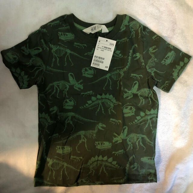 H&M(エイチアンドエム)のH&M キッズ　Tシャツ　サイズ100 キッズ/ベビー/マタニティのキッズ服男の子用(90cm~)(Tシャツ/カットソー)の商品写真