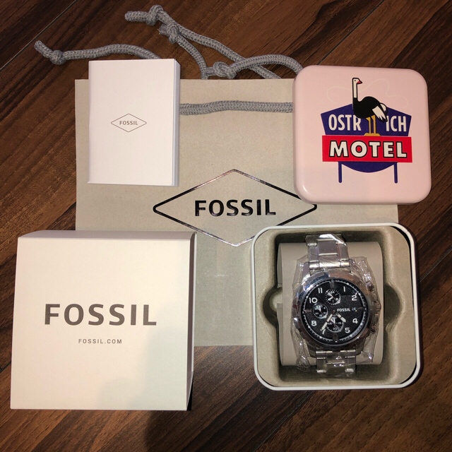 FOSSIL(フォッシル)のFOSSIL 腕時計 クロノグラフ シルバー FS4542 メンズの時計(腕時計(アナログ))の商品写真