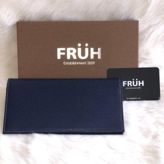 GWセール値下げ！FRUH フリュー ロングウォレット 薄い 8ミリ 本革 (財布)